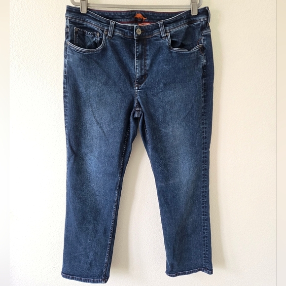 Tommy Bahama Classic Fit Straight Leg Navy Stretch Denim Jeans Size 38×30 - Picture 4 of 15